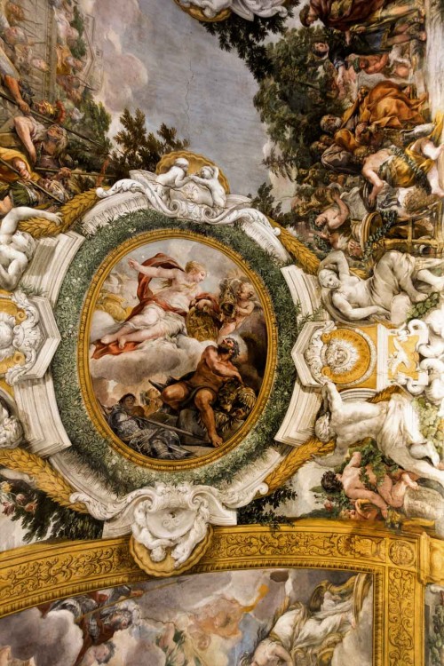 Historia Eneasza, Wenus przybywa do Wulkana z prośbą o zbroję dla swego syna Eneasza, Pietro da Cortona, Palazzo Pamphilj