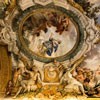 Historia Eneasza, Junona namawia Eola na wzniecenie sztormów, Neptun uspakajający wiatry, Pietro da Cortona, Palazzo Pamphilj