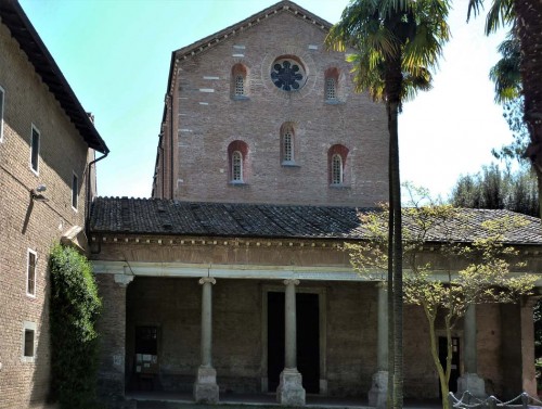 Façade of the Church of Santi Vincenzo e Anastasio alle Tre Fontane