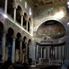 Wnętrze bazyliki Sant'Agnese fuori le mura