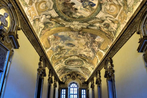 Palazzo Pamphilj, Galleria Serliana, ceiling decorations, Pietro da Cortona