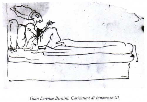 Caricature of Innocent XI, Gaian Lorenzo Bernini, pic. Wikipedia, www.wilanow-palac.pl