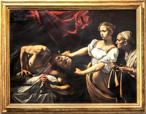 Judith Beheading Holofernes, Caravaggio, fragment, Galleria Nazionale d’Arte Antica, Palazzo Barberini