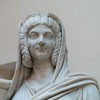 Julia Domna jako bogini Ceres, fragment, Museo Ostia Antica