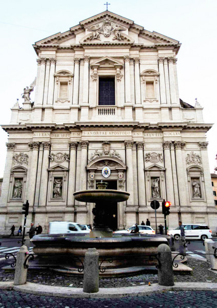 Fasada kościoła Sant'Andrea della Valle
