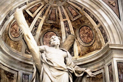 Posąg św. Andrzeja, François Duquesnoy, bazylika San Pietro in Vaticano
