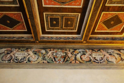 Fryz w sali Klemensa VII, zamek Sant'Angelo