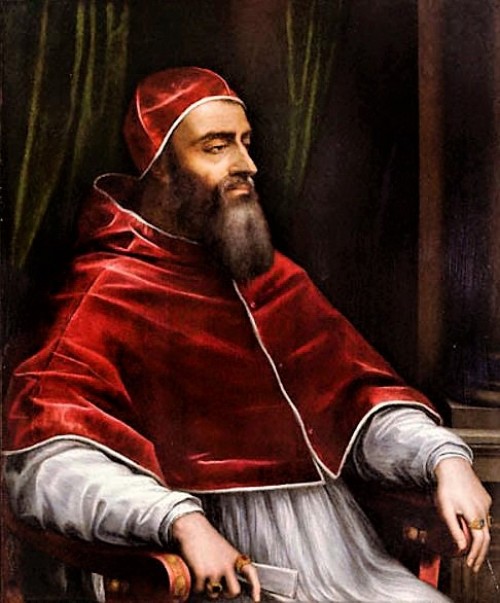 Portret papieża Klemensa VII, Sebastiano del Piombo, zdj. Wikipedia