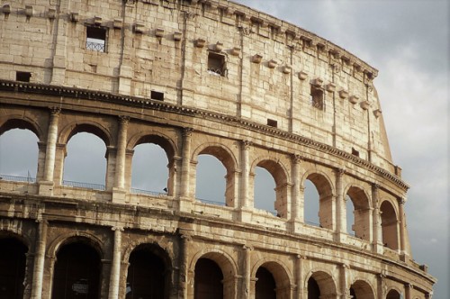 Koloseum, fasada