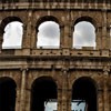 Koloseum, fragment elewacji po oczyszczeniu w 2015 r.