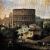 Widok Koloseum, Hendrik Frans van Lint, 1. poł. XVIII w., Palazzo Colonna