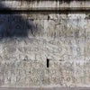 Column of Marcus Aurelius, inscription on the pedestal commemorating Pope Sixtus V, Piazza Colonna