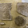 Bazylika Sant'Agnese fuori le mura, fragmenty wydobytych w kompleksie antycznych i wczesnochrześcijańskich reliktów