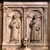 Sant'Agnese fuori le mura, ołtarz śś. Wawrzyńca i Szczepana - Andrea Bregno, głowa Chrystusa - Nicolas Cordier