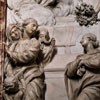 Sant'Agnese in Agone, ołtarz boczny, Męczeństwo św. Emerencjany, fragment, Ercole Ferrata