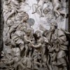 Sant'Agnese in Agone, ołtarz główny - Dwie święte rodziny Chrystusa i św. Jana Chrzciciela, Domenico Guidi