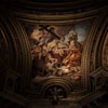 Church of Sant'Agnese in Agone, painting in the pendentives, Courage and Charity, Baciccio