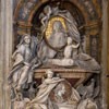 Sant'Andrea delle Fratte, funerary monument of Duchess L. del Grillo and M.T. di Doria Tursi, Francesco Queirolo