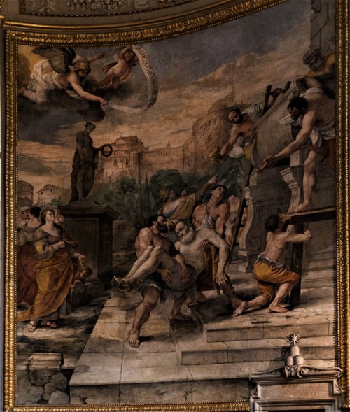 The Burial of St. Andrew, apse fresco in the Church of Sant’Andrea della Valle