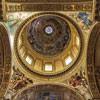 Basilica of Sant'Andrea della Valle, pendentives of the dome with paintings by Domenichino