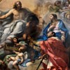 San Carlo al Corso, obraz ołtarza głównego, Św. Karol Boromeusz oddający się łasce Chrystusa, fragment, Carlo Maratti