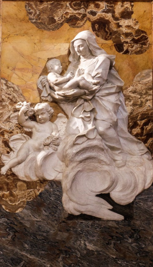Santa Catarina da Siena a Magnanapoli, św. Róża z Limy, Pietro Bracci
