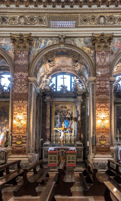 Church of Santa Caterina da Siena a Magnanapoli, Three Archangels, Giuseppe B. Passeri