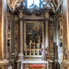 Santa Caterina da Siena a Magnanapoli, kaplica rodu Bonnani, w ołtarzu Madonna del Rosario, Giuseppe B. Passeri