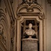 Basilica of Santa Cecilia, bust of Pope Innocent XII in the apse