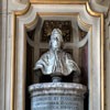Basilica of Santa Cecilia, bust of Pope Clement XI, church apse