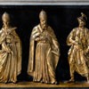 Santa Cecilia, reliefy dekorujące posąg św. Cecylii, m.in. papieża Urbana, Stefano Maderno