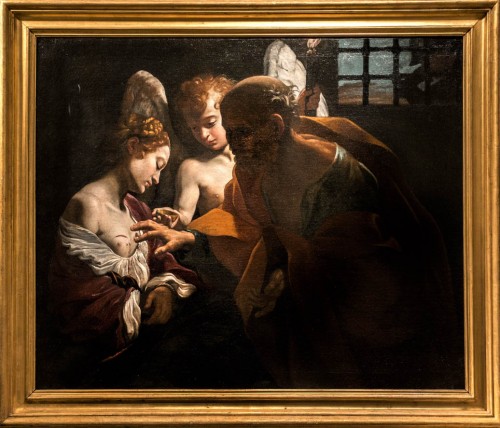 Giovanni Lanfranco, Św. Piotr uzdrawiający św. Agatę w więzieniu, Galleria Nazionale d'Arte Antica, Palazzo Corsini