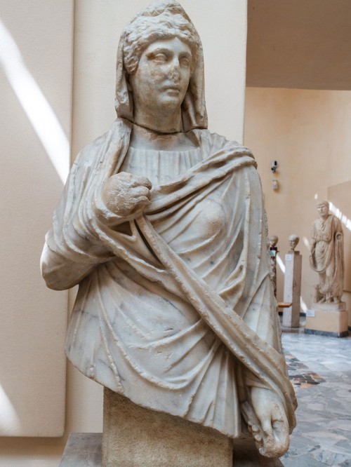Empress Faustina the Elder, wife of Emperor Antoninus Pius, Museo Ostia Antica