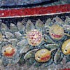 Church of Santa Constanza, Christian mosaics, fragment of the garland adorning one of the church niches