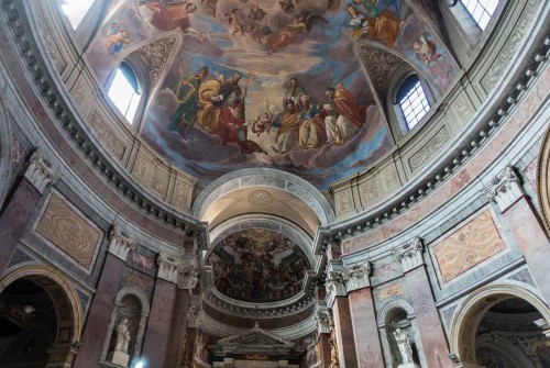 Church of San Giacomo in Augusta, dome and top of the apse of the main altar