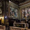 Church of San Girolamo dei Croati, transept and the choir with paintings by Pietro Gagliardi