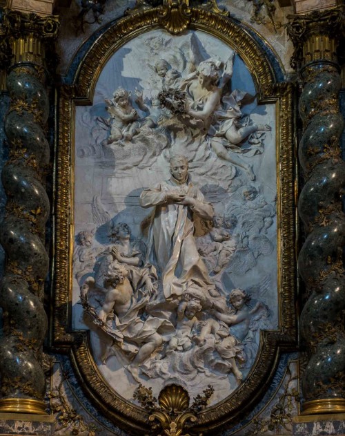 Sant'Ignazio, ołtarz św. Alojzego Gonzagi - Pierre Le Gros