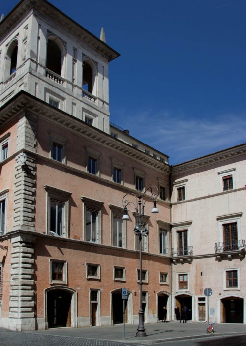Onorio Longhi, projekt fasady i wnętrz - Palazzo Altemps