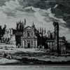 Sylweta nieistniejącego kościoła Santa Maria Liberatrice zniszczonego w trakcie prac na Forum Romanum na początku XX w., Giuseppe Vasi