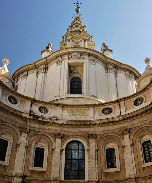 Sant'Ivo alla Sapienza, fasada