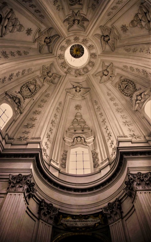 Church of Sant'Ivo alla Sapienza, view of the dome, Francesco Borromini