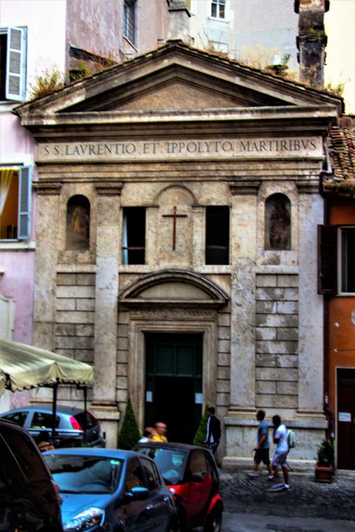 Fasada kościoła San Lorenzo i Fonte (Santi Lorenzo e Ippolito)