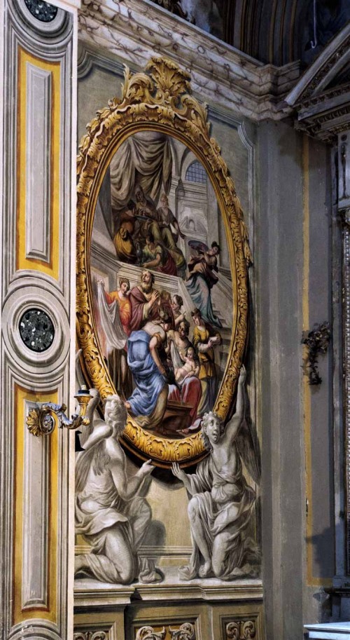 San Lorenzo in Miranda, freski ukazujące dzieje Marii, autor nieznany, poł. XVIII w.