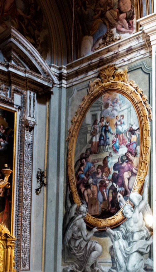 Church of San Lorenzo in Miranda, frescoes depicting the life of the Virgin Mary, unknown artist, mid-XVIII century