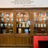 Church of San Lorenzo in Miranda, exhibition of pharmaceutical dishes in the museum on the church ground floor