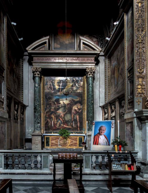 Church of San Marcello, Chapel of St. Paul (Frangipane family), The Conversion of St. Paul, Taddeo Zuccari, 1558