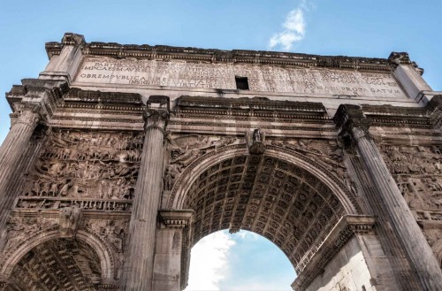 Triumphant arch of Emperor Septimius Severus