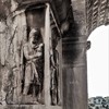 Triumphant arch of Emperor Septimius Severus, base with a representation of a slave