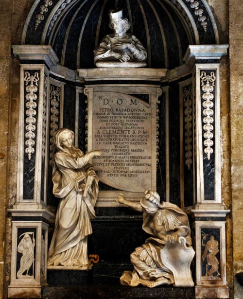 Basilica of San Marco, funerary monument of Cardinal Pietro Basadonna, Filippo Carcani