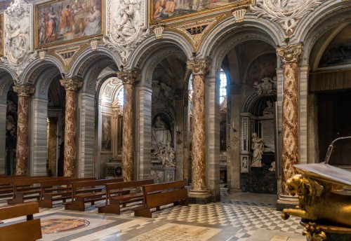 San Marco, widok lewej nawy kościoła